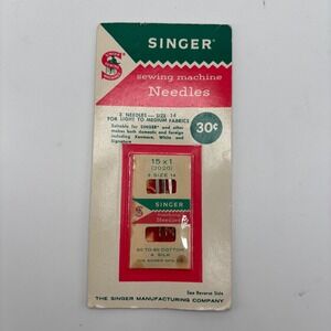 Vintage Singer Sewing Machine Needles 15x1 2020 Size 14 Made in West Germany NOS